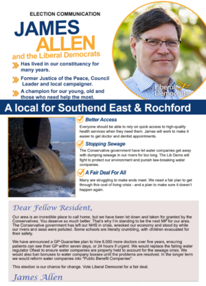 James Allen Electoral Address